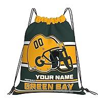 Algopix Similar Product 1 - Nmdswov Custom Green Bay Drawstring