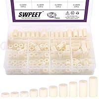 Algopix Similar Product 4 - Swpeet 150Pcs Nylon Round Spacer
