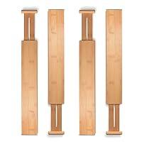 Algopix Similar Product 20 - Guntsous Bamboo Drawer Divider Set of 4