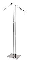 Algopix Similar Product 16 - SSWBasics Chrome 2Way Clothing Rack