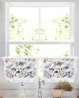 Algopix Similar Product 17 - Watercolor Floral Kitchen Curtains 36