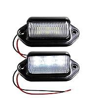 Algopix Similar Product 9 - FXC 2x Car LED License Plate Tag Light