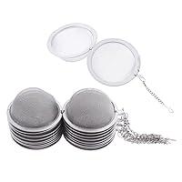 Algopix Similar Product 15 - YWJLQH Premium Mesh Tea Ball Strainer