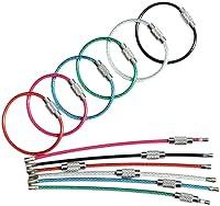 Algopix Similar Product 15 - bayite Key Rings Stainless Steel Wire