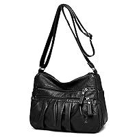 Algopix Similar Product 7 - WITERY Women Soft PU Leather Crossboby