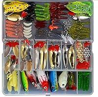 Algopix Similar Product 3 - Bluenet 129pcs Fishing Lure Set