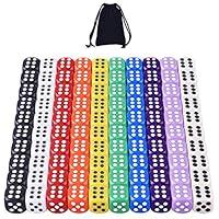Algopix Similar Product 19 - AUSTOR 100 Pieces Dice 6 Sided Game