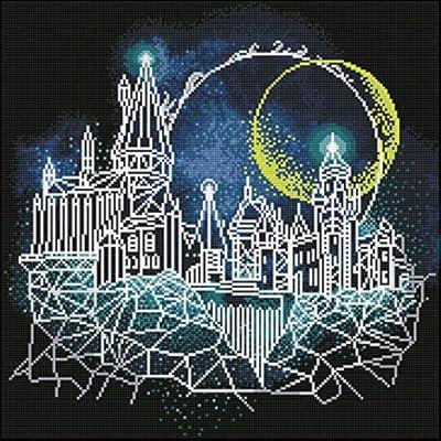 Best Deal for Diamond Dotz Harry Potter Moon over Hogwarts Diamond