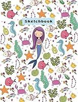 Algopix Similar Product 10 - Sketchbook Cute Mermaid and Sea