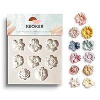 Algopix Similar Product 4 - KEOKER Flower Polymer Clay Molds  1
