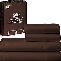 Algopix Similar Product 16 - SGI bedding 600 Thread Count 4 Piece