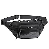 Algopix Similar Product 4 - TINYAT Large Fanny Pack Travel Waist