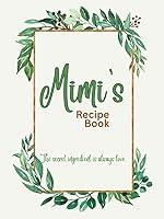 Algopix Similar Product 15 - Mimis Recipe Book Blank Cookbook