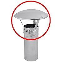 Algopix Similar Product 1 - Stainless Steel Chimney Flue Cowl Pipe