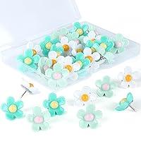 Algopix Similar Product 2 - Flower Push Pins30pcs Push Pins for