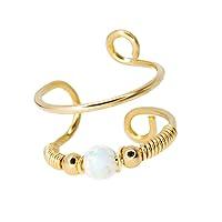 Algopix Similar Product 13 - White Opal Right Ear CuffFake Conch