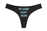 Algopix Similar Product 14 - My Hubby Wont Mind Black Thong 