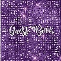 Algopix Similar Product 18 - Purple and Silver Diamond Glitter Guest