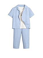 Algopix Similar Product 7 - Verdusa Boys 2 Piece Outfit Button