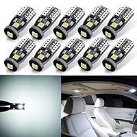 Algopix Similar Product 10 - AUTOGINE 10pcs Super Bright Error Free