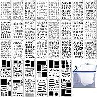 Algopix Similar Product 15 - Letter StencilsAugshy 36PCs Planner