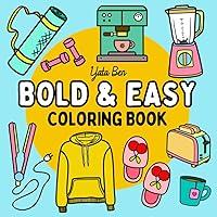 Algopix Similar Product 9 - Bold and Easy Coloring Book Unique and