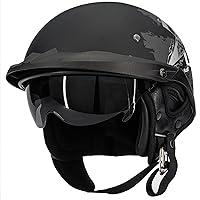 Algopix Similar Product 1 - ILM Half Helmet 34 Open Face