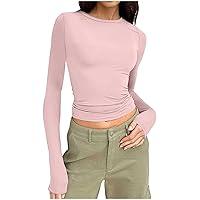 Algopix Similar Product 10 - Womens Long Sleeve Shirts Basic