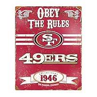 Algopix Similar Product 14 - Party Animal NFL Embossed Metal Vintage