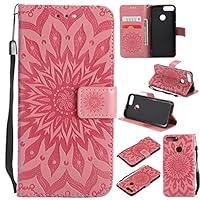 Algopix Similar Product 17 - Leather Wallet Case for Huawei P Smart