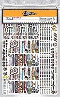 Algopix Similar Product 1 - FireBrand RC  SPONSOR LOGO Decals 1C 