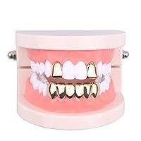 Algopix Similar Product 18 - Gold Grillz Mouth Teeth 24K Plated Gold
