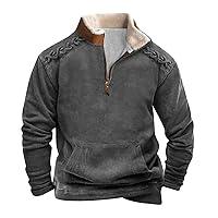 Algopix Similar Product 6 - 14 Zip Pullover Mens Sherpa Fleece