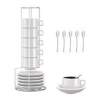 Algopix Similar Product 12 - Houseables Espresso Cups and Saucers