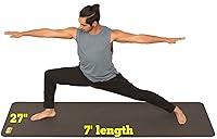 Algopix Similar Product 11 - Thick NonSlip Yoga Mat with Shoulder