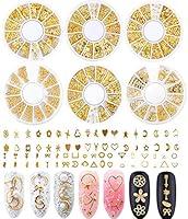 Algopix Similar Product 3 - Annymall Nail Studs for Women  6 Boxes