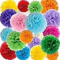 Algopix Similar Product 10 - ANSOMO Rainbow Colorful Tissue Paper