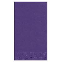 Algopix Similar Product 19 - Deep Purple Solid Guest Towels  Pack