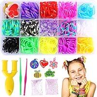 Algopix Similar Product 10 - 710 FunzBo Rubber Bands Loom Mini
