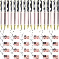 Algopix Similar Product 17 - 48 Pcs Independence Day Metal Ballpoint