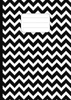 Algopix Similar Product 5 - BW Zig Zag  A4 Math Jotter  110