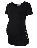 Algopix Similar Product 16 - FUNJULY Maternity Tunic Tops Maternity