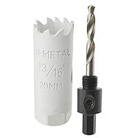 Algopix Similar Product 14 - 20mm HSS Hole Saw Holesaw BiMetal
