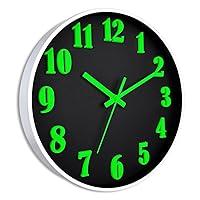 Algopix Similar Product 17 - Ziprote Wall Clock Glow in Dark Wall