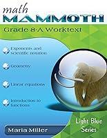 Algopix Similar Product 19 - Math Mammoth Grade 8-A Worktext