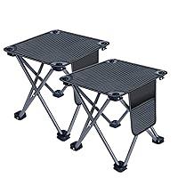 Algopix Similar Product 4 - E KAINI 2 Pack Camping StoolFold Up