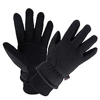 Algopix Similar Product 3 - OZERO Thermal Gloves Deerskin Leather