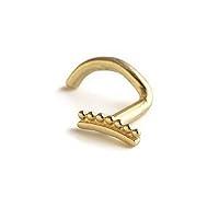 Algopix Similar Product 8 - Gold Helix Earring 18K Gold Plated
