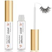 Algopix Similar Product 16 - HSKIE Eyelash Glue Clear Lash Glue