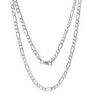 Algopix Similar Product 11 - JEWELHEART 14K Real Gold Figaro Chain 